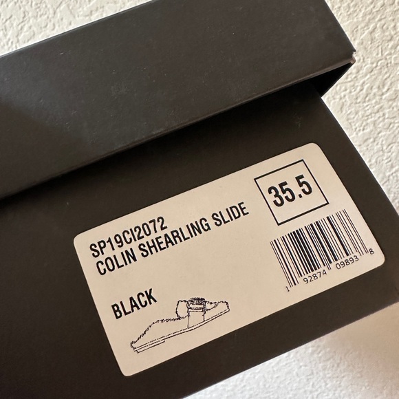 Tibi Collin Shearling Slides - Picture 4 of 4